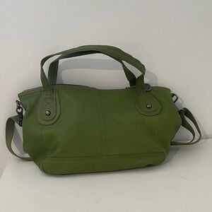 The Sak Forest Green leather Shoulder Bag